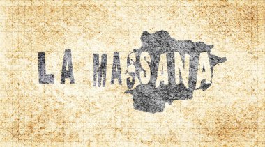 Andorra La Massana Kiremit Tahta Tipografi Haritası