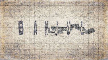 Gambiya Banjul Retro Tipografi Haritası