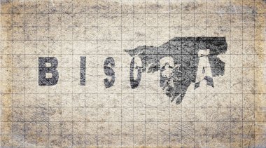 Gine Bissau Bisora Retro Tipografi Haritası