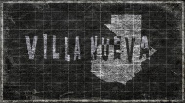 Guatemala Villa Nueva Kiremit Tahta Tipografi Haritası