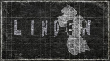 Guyana Linden Kiremit Tahta Tipografi Haritası