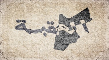 Jordan Akabe Retro Tipografi Haritası