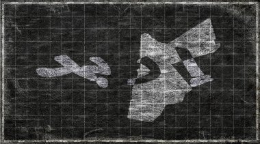 Ürdün Irbid Tebeşir Tahta Tipografi Haritası