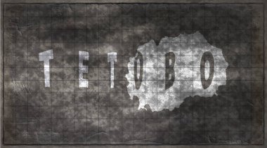 Kuzey Makedonya Kalkandelen Çemberi Tipografi Haritası