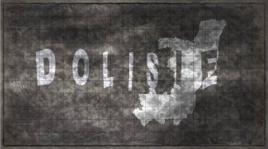 Kongo Cumhuriyeti Dolisie Kaya Tahta Tipografi Haritası