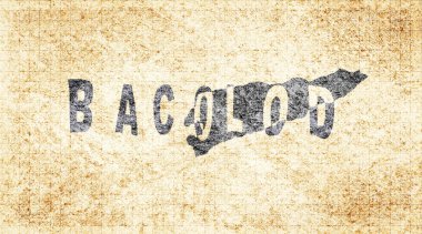 Doğu Timor Bacolod Tebeşir Tahta Tipografi Haritası