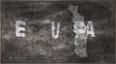 Togo Eua Kiremit Tahta Tipografi Haritası