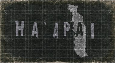 Togo Haapai Retro Tipografi Haritası