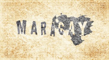 Venezuela Maracay Kiremit Tahta Haritası