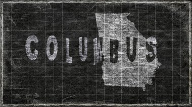 Georgia Kolomb Kiremit Tahta Tipografi Haritası