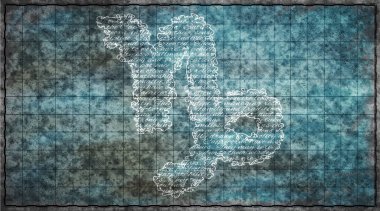 Oğlak burcu burcu, Keçi burcu sembolü, kırpma yolu ile