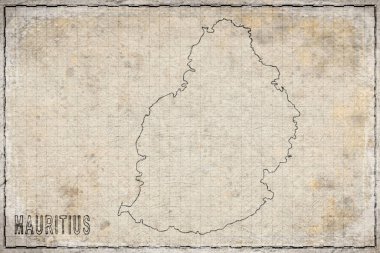 Mauritius 'un Antik Kağıt Haritası, Tarihi Harita