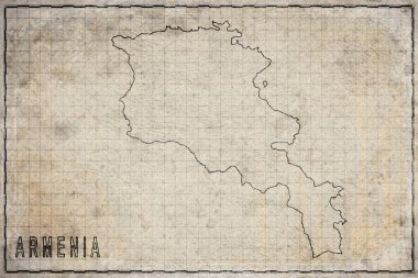 Ermenistan 'ın Antik Kağıt Haritası, Tarihi Harita