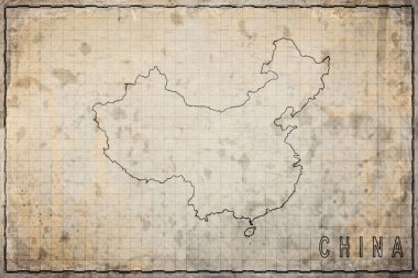 Çin 'in Eski Kağıt Haritası, Tarihi Harita