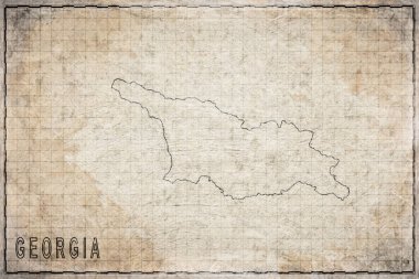 Gürcistan 'ın Antik Kağıt Haritası, Tarihi Harita