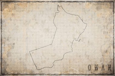 Umman 'ın Antik Kağıt Haritası, Tarihi Harita