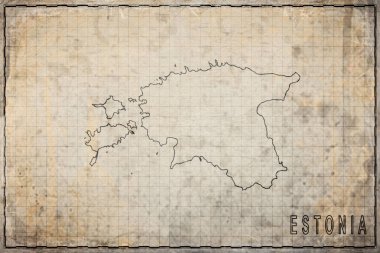 Estonya Antik Kağıt Haritası, Tarihi Harita