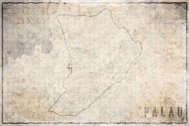 Palau 'nun Antik Kağıt Haritası, Tarihi Harita