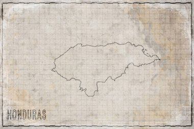 Antik Honduras Haritası Tarihi Kağıt, Tarihi Harita
