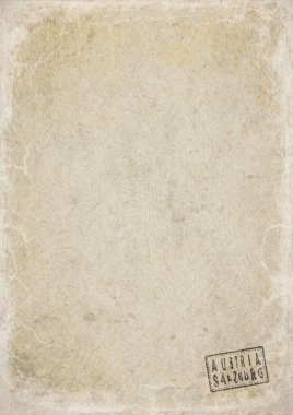 Avusturya Salzburg Hükümeti Eskimiş Kağıt Belgesi