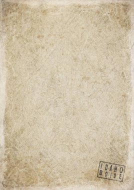 Idaho Boise Hükümetin Eskimiş Kağıt Belgesi