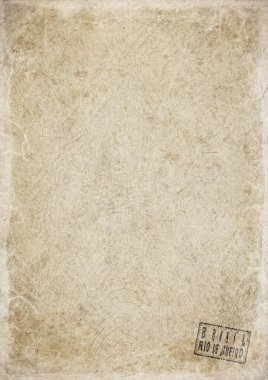 Brezilya Rio de Janeiro Eskimiş Kağıt Üzerine Hükümet Belgesi