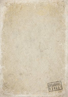 Orta Afrika Eski Bangui Hükümeti Eskimiş Kağıt Belgesi