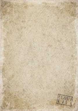 Kolombiya Cali Boş Hükümet Belgesi Yıpranmış Kağıt