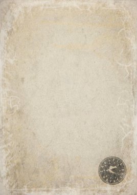 Croatia Split Blank Government Document on Worn Paper