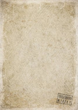 Dominikli Yaşlı Higuey Eskimiş Kağıt Üzerine Hükümet Belgesi