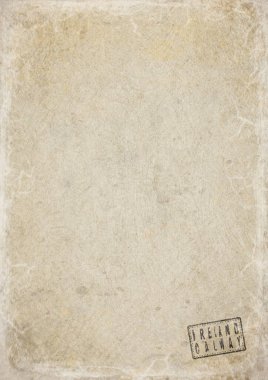 İrlanda Galway Eskimiş Kağıt Üzerine Hükümet Belgesi