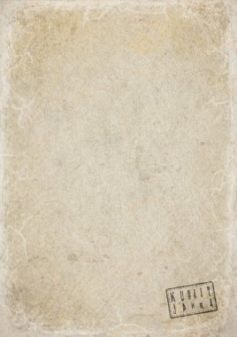 Kuveyt Jahra Boş Hükümet Belgesi Yıpranmış Kağıt