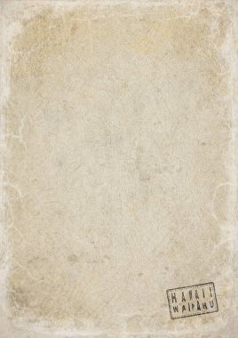 Hawaii Waipahu Boş Hükümet Belgesi Yıpranmış Kağıt