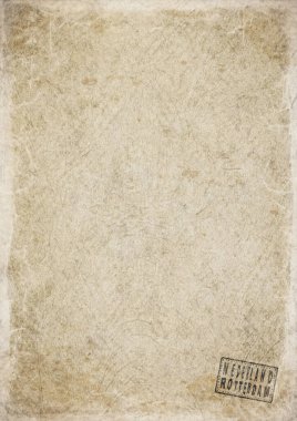 Hollanda Rotterdam Hükümeti Eskimiş Kağıt Belgesi