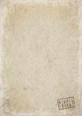 Nijerya Ibadan Hükümetin Eskimiş Kağıt Belgesi