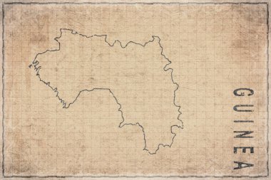Antika Gine Haritası Tarihi Kağıt, Tarihi Harita