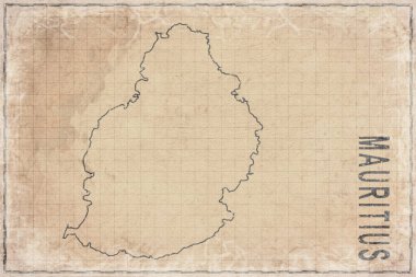 Mauritius 'un Antik Kağıt Haritası, Tarihi Harita