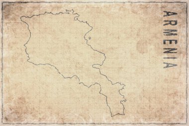 Ermenistan 'ın Antik Kağıt Haritası, Tarihi Harita