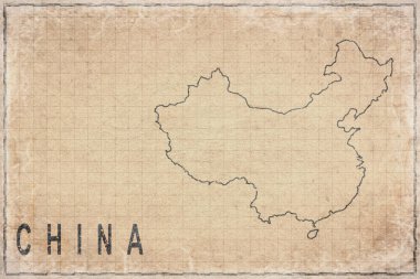 Çin 'in Eski Kağıt Haritası, Tarihi Harita