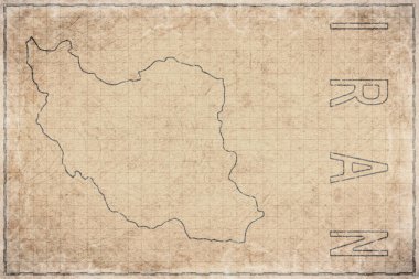 İran 'ın Antik Kağıt Haritası, Tarihi Harita