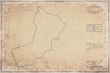 Umman 'ın Antik Kağıt Haritası, Tarihi Harita