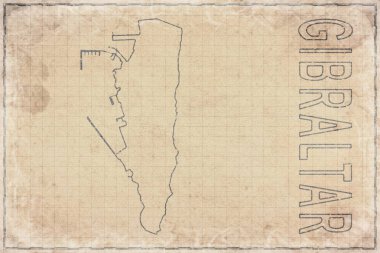 Cebelitarık 'ın Antika Haritası, Tarihi Harita