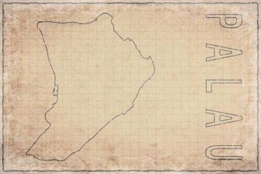 Palau 'nun Antik Kağıt Haritası, Tarihi Harita