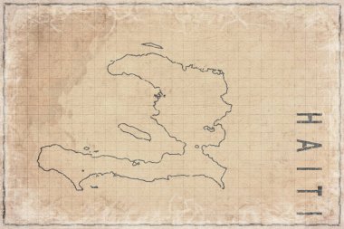 Haiti 'nin Antik Kağıt Haritası, Tarihi Harita