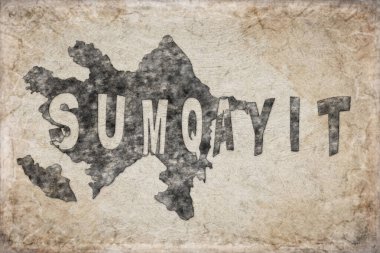 Azerbaycan Zirve Haritası ve Beyaz Harf Tasarımı