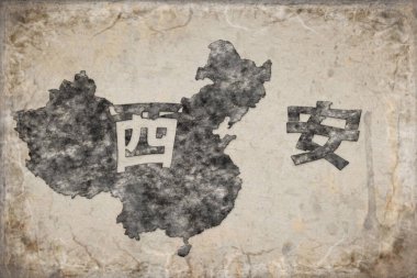 Çin Xi Harita ve Harf Tasarımı