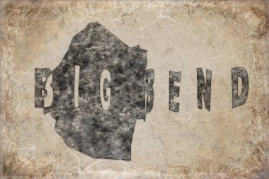 Eswatini Büyük Bükülme Haritası ve Beyaz Harf Tasarımı