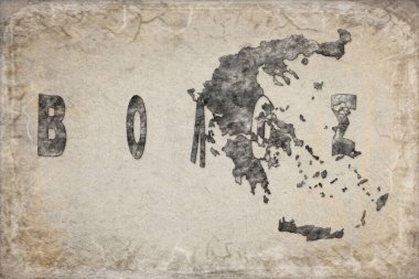 Yunanistan Beyaz Harita ve Harf Tasarımı Hakkında Volos Yaptı