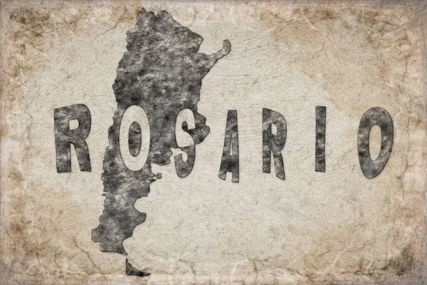 Arjantin Rosario Haritası ve Harf Tasarımı