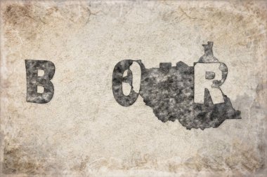 Güney Sudan Grup Haritası ve Beyaz Harf Tasarımı